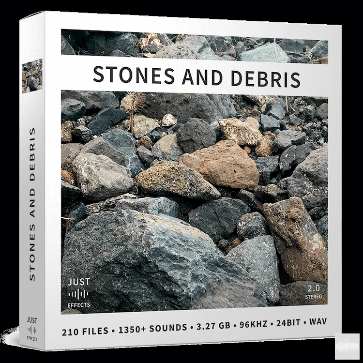 Just Sound Effects Stones and Debris WAV