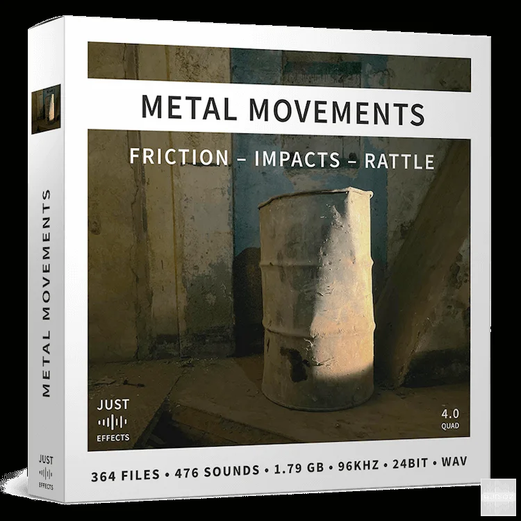 Just Sound Effects Metal Movements QUAD Version WAV