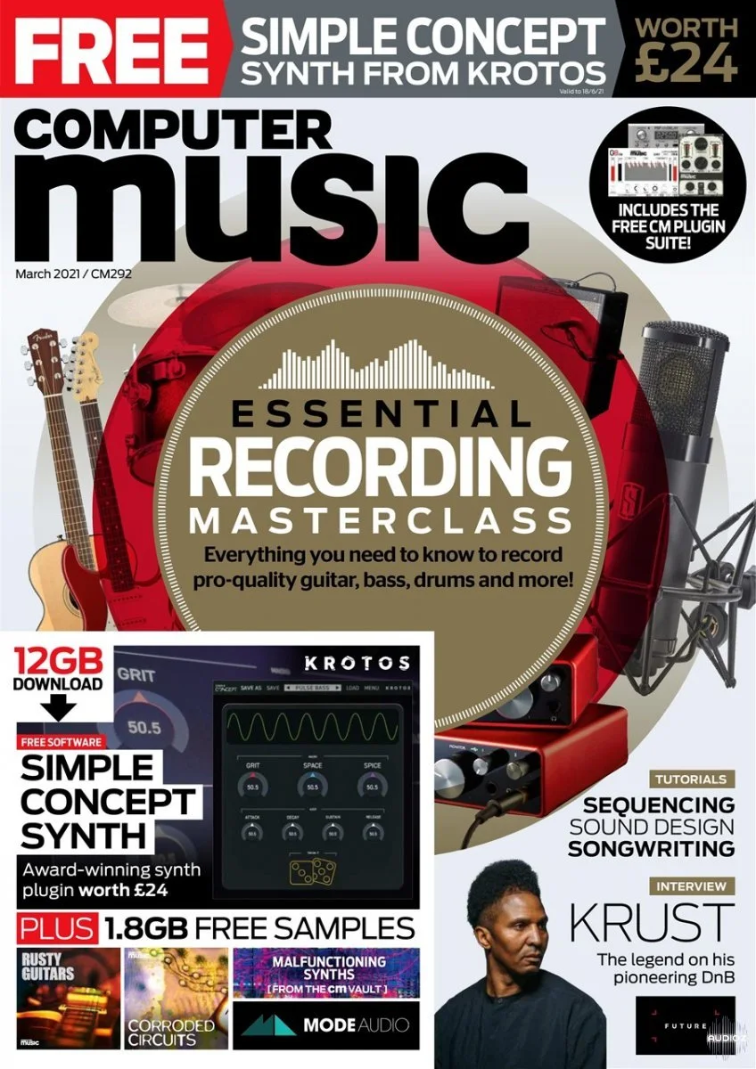 Computer Music March 2021 CM292 DVD CONTENT