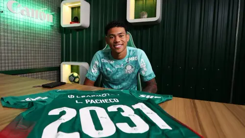 Fechou com joia! Palmeiras aposta no futuro e renova contrato com jovem até 2031