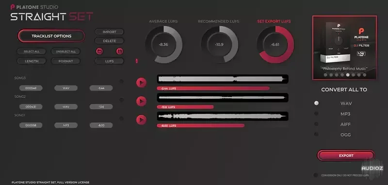 Platone Studio StraightSet v1.0.0-TCD