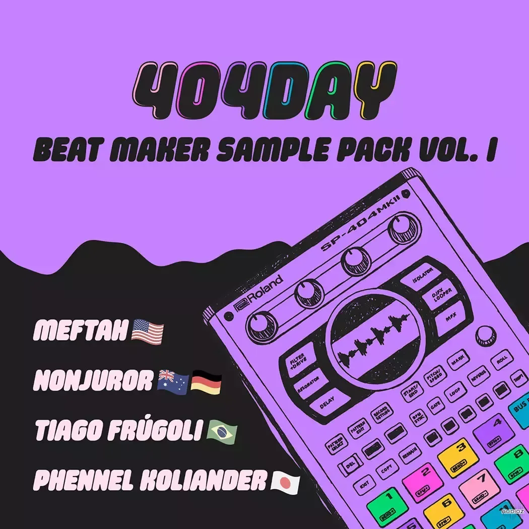 RolandCloud 404 Day Beat Maker Sample Pack Vol.1 WAV SP-404MKII Project files