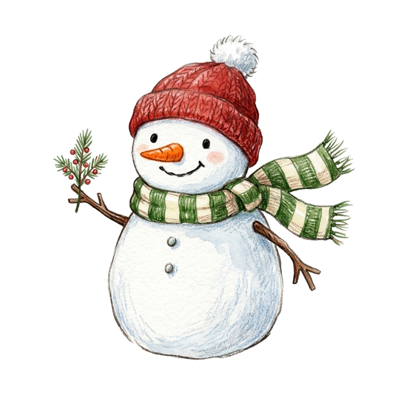 Chubby Nordic Snowman