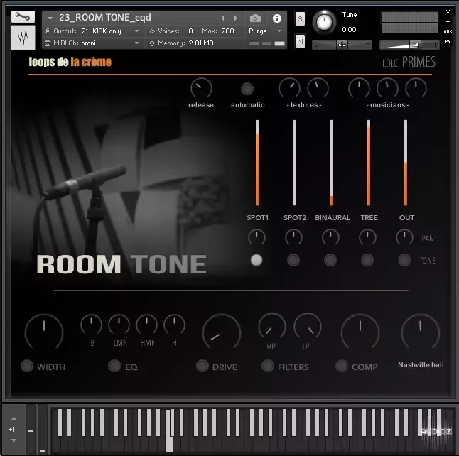 Loops De La Creme Primes Room Tone KONTAKT