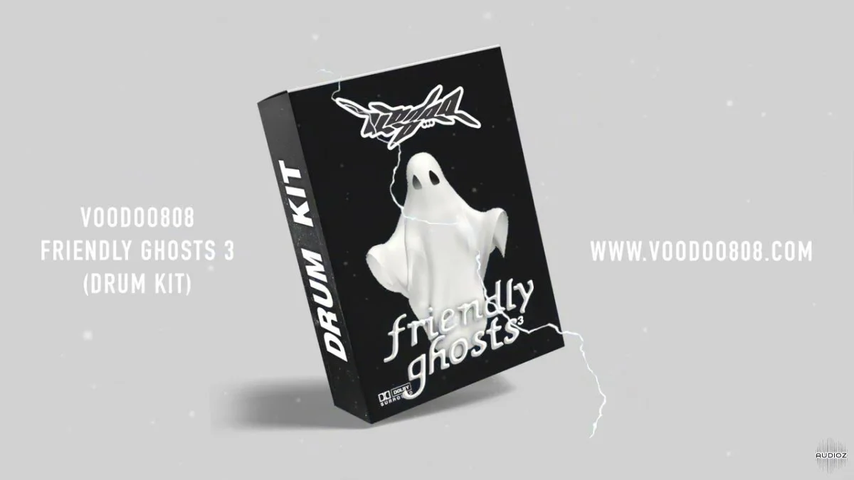 VOODOO808 Friendly Ghosts 3 (DRUM KIT) 2022 WAV