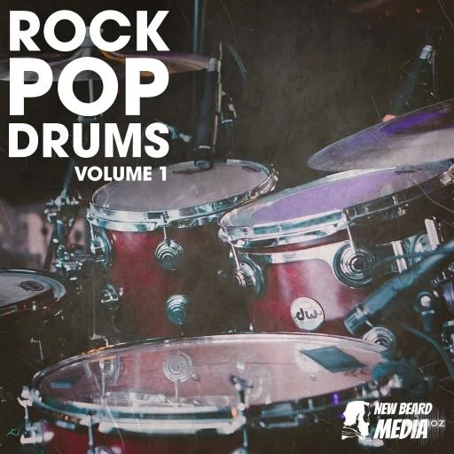 New Beard Media Rock Pop Drums Vol 1 WAV