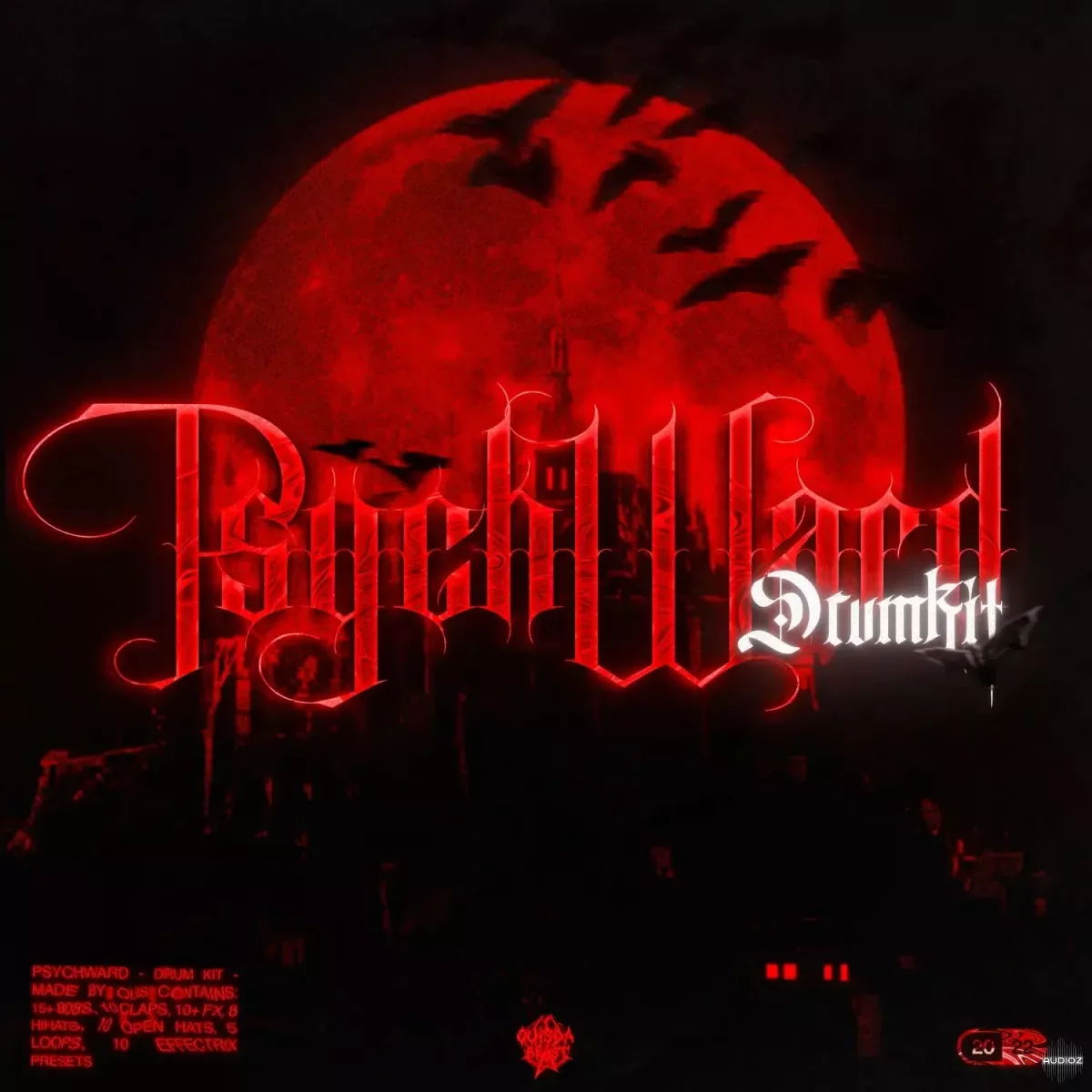 QUISdaBEAST PSYCHWARD Drumkit VOL.1 WAV Effectrix Bank-FANTASTiC