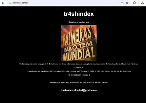 Invasão cibernética no site do Palmeiras provoca ira da torcida