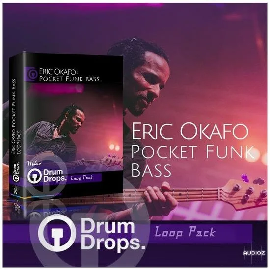 DrumDrops Eric OKafo Pocket Funk Bass Loops Pack WAV-DECiBEL