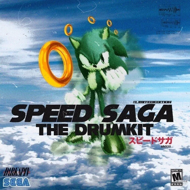 DARKSPIN Speed Saga Drum Kit VOL. 2 WAV MiDi FL STUDiO-FANTASTiC