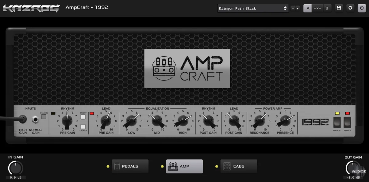 Kazrog AmpCraft 1992 v1.0 RETAiL WiN-OSX