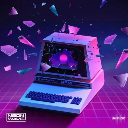 Neon Wave Elements & Patterns: Progressive Synthwave MiDi WAV