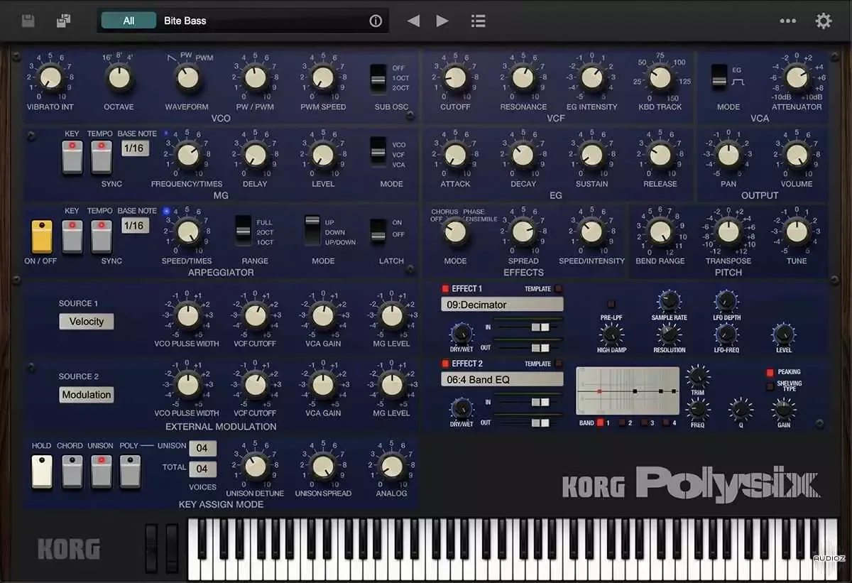 KORG Polysix v2.4.0 macOS