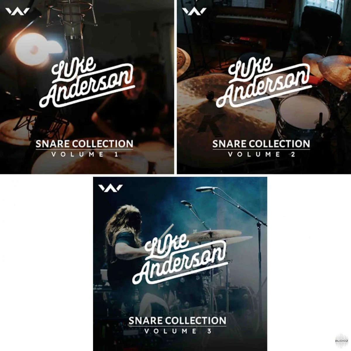 Luke Anderson Snare Collection Volume 1, 2, 3 WAVS - (MERRY CHRISTMAS FROM VisionSierra!!)