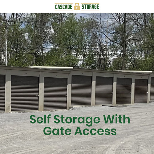 Self storage with gate access.1