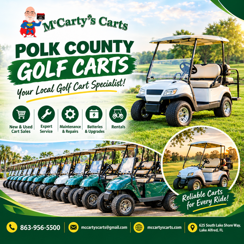 Polk County Golf Carts for Quality, Comfort and Value.2