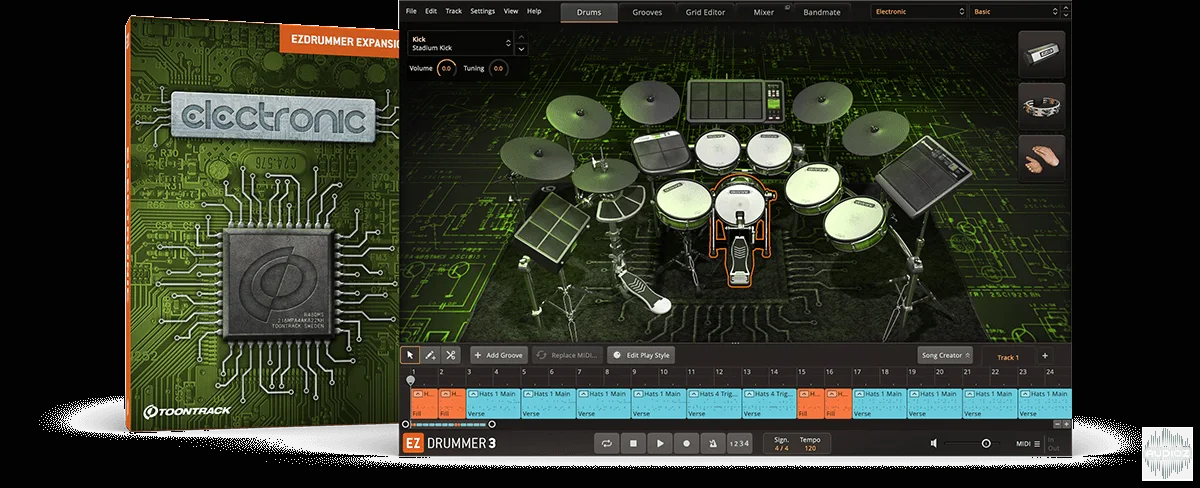 Toontrack Electronic EZX 1.5.2 WiN MAC FULL