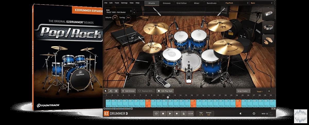 Toontrack Pop/Rock EZX 1.5.5 WiN MAC FULL