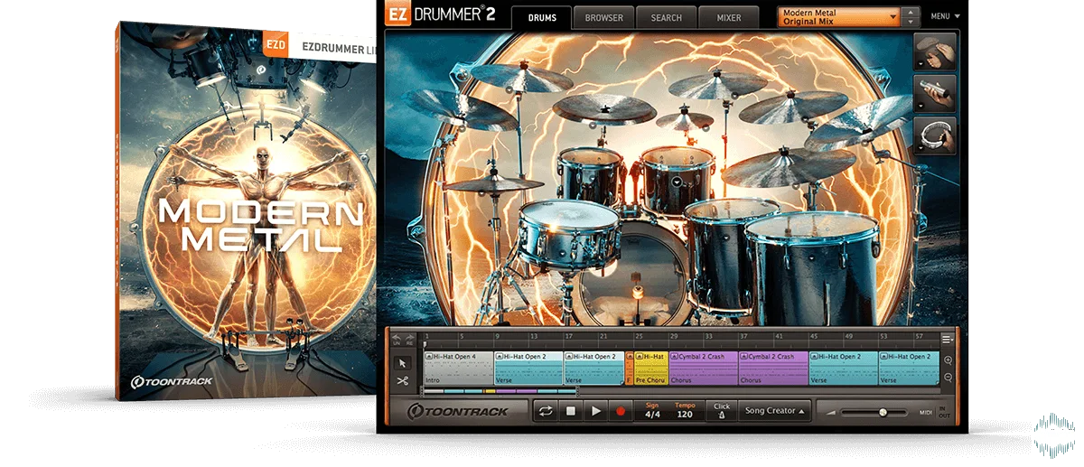 Toontrack Modern Metal EZX Library Update v1.0.1 WiN (SOUNDBANK)