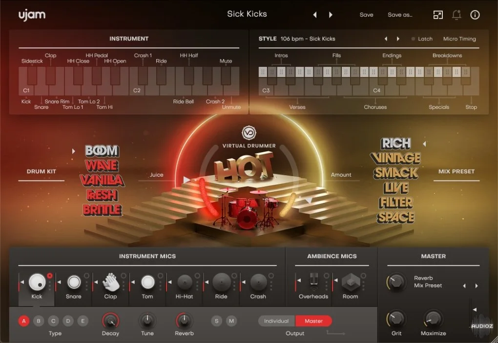uJAM Virtual Drummer HOT v2.3.0-V.R-Rev