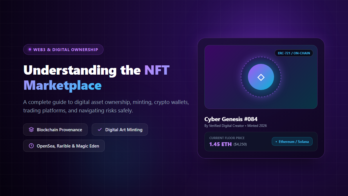 What Is an NFT Marketplace and How It Works Web3 Digital Asset Guide