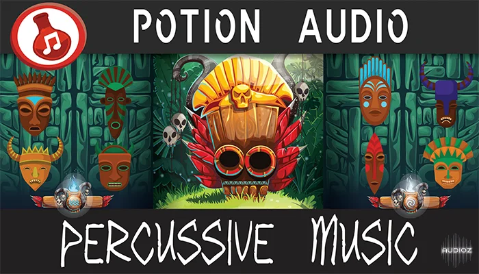 GameDev Market Percussion Music Pack WAV OGG