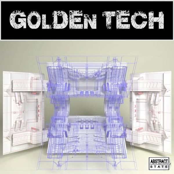 Abstract State Golden Tech WAV-FANTASTiC
