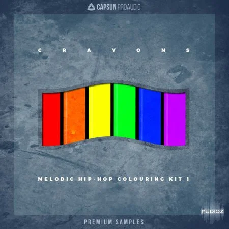 Capsun ProAudio Crayons Melodic Hip Hop Colouring Kit WAV-FLARE