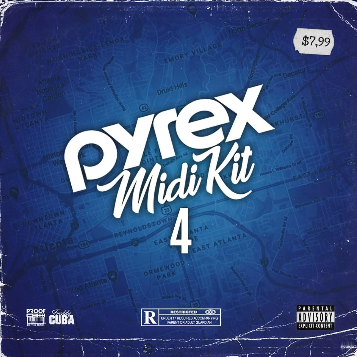 ProofOnTheTrack PYREX Midi Kit 4 WAV MiDi