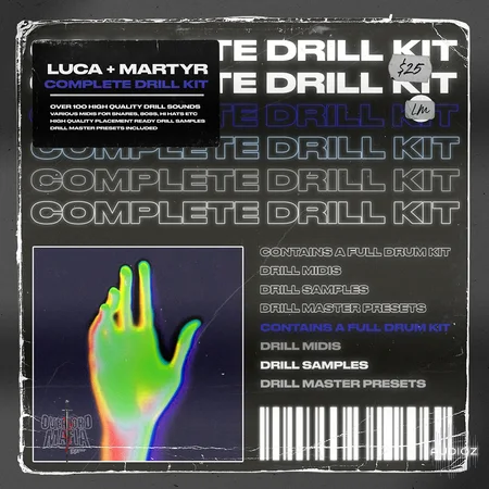 Overlord Mafia Luca + Martyr Complete Drill Kit WAV MiDi FST