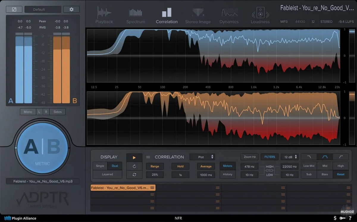 ADPTR AUDIO Metric AB v1.3.0 macOS-SPTNDC