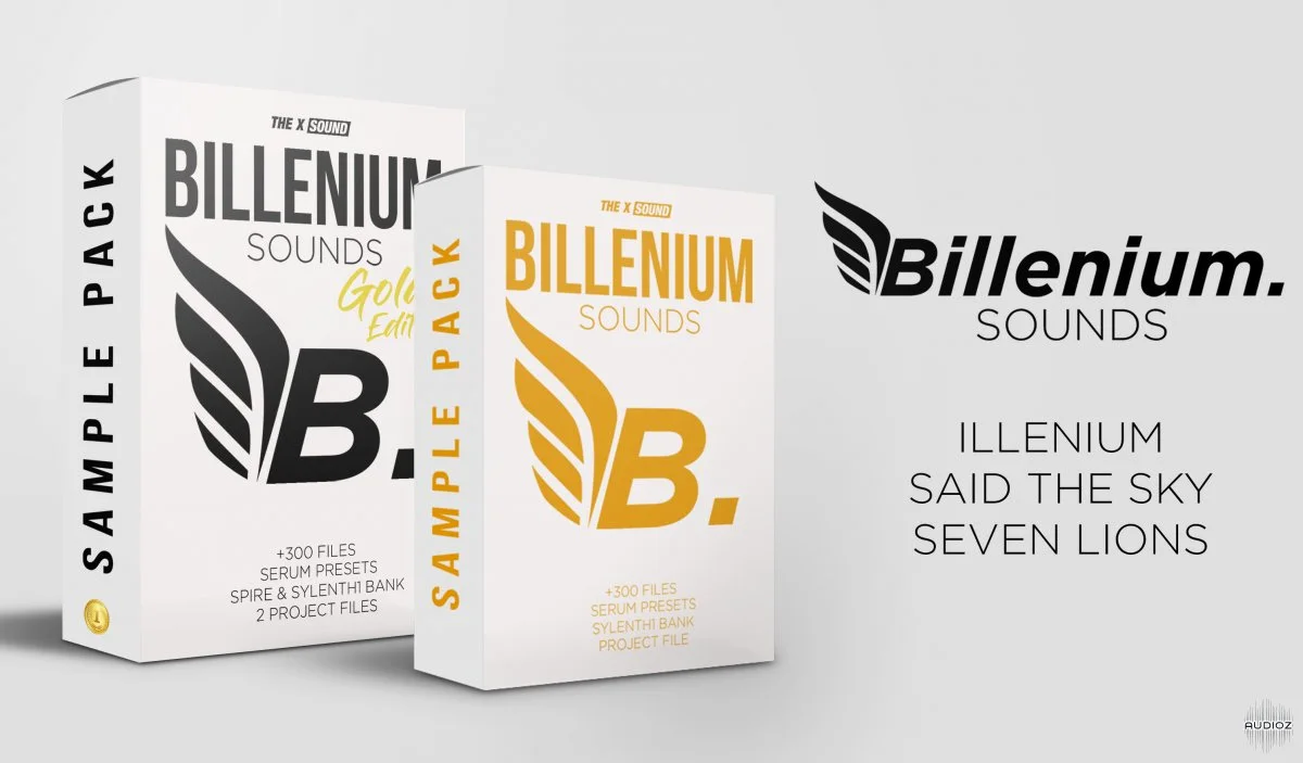 Billenium Sounds ILLENIUM, SAID THE SKY, SEVEN LIONS Style SAMPLE PACK (+FLP/ALS) Gold Edition Bundle MULTiFORMAT-FANTASTiC