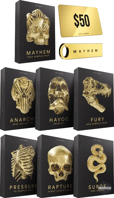 Cymatics MAYHEM Ultimate Trap Sample Collection MULTiFORMAT