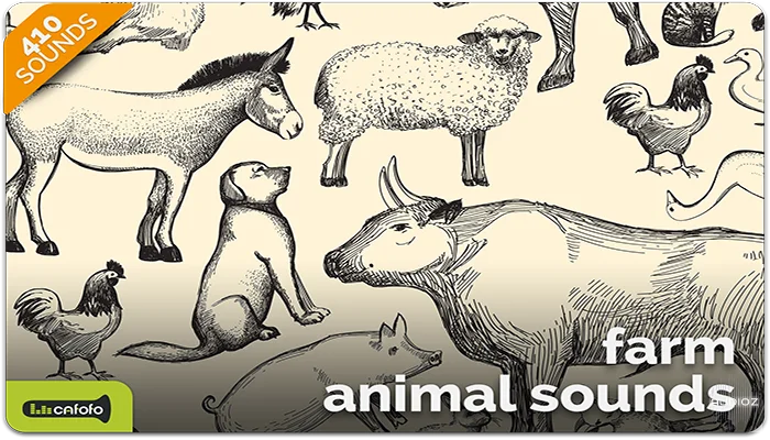 GameDev Market Farm Animal Sounds WAV