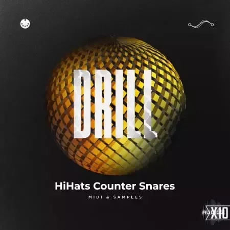 X10 Drill Hi-Hats and Counter Snares WAV MiDi-FANTASTiC