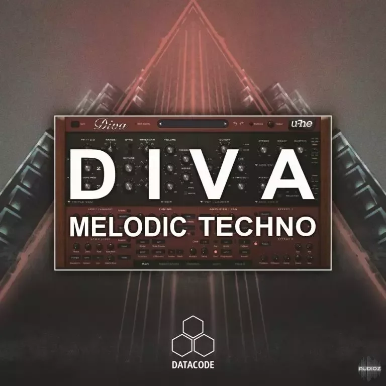 Datacode FOCUS Diva Melodic Techno WAV MiDi Diva Presets