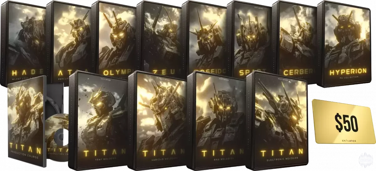 Cymatics TITAN Production Suite Wav Midi