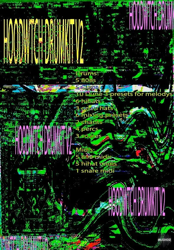 Hoodwtch Drumkit v2 WAV MiDi Dune 3 presets