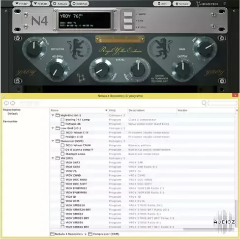 Acustica Audio Nebula 4.5 v2.5.0 (External Libraries Only) WiN macOS