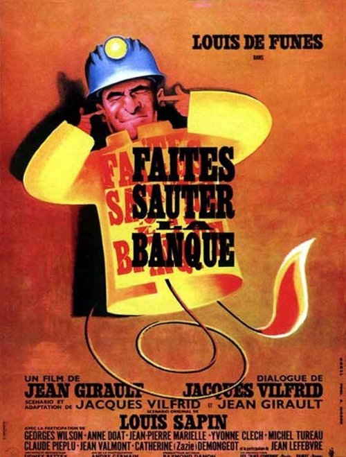 Napad na bank / Faites sauter la banque! (1964) PL.720p.WEB-DL/ H264-wasik / Lektor PL
