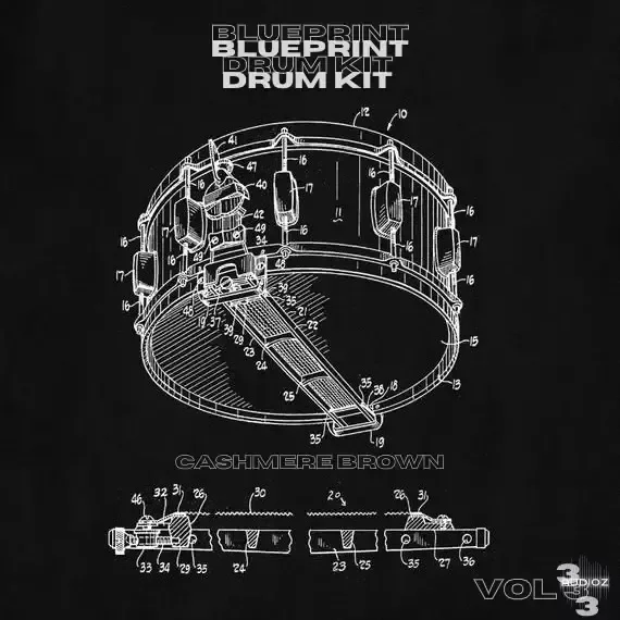 Cashmere Brown Blueprint Drum Kit Vol. 3 WAV