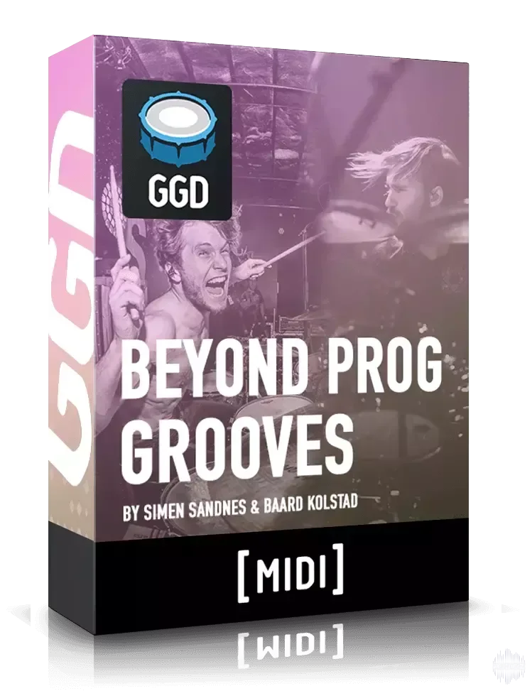 GetGood Drums Beyond Prog Grooves by Simen Sandnes & Baard Kolstad Midi Pack
