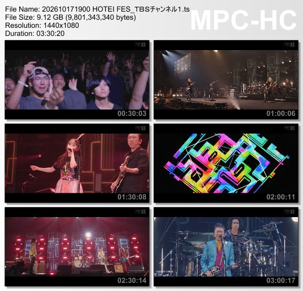 HOTEI FES (TBSch1 2026.10.17) HOTEI FES (TBSch1 2026.10.17)