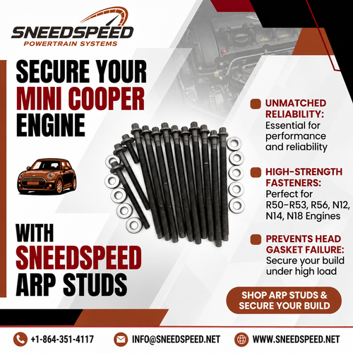 Secure Your MINI Cooper Engine with SneedSpeed ARP Studs.2