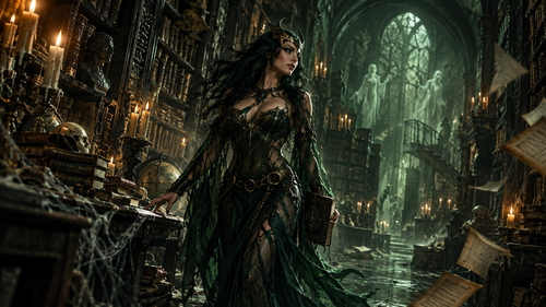 Enchantress in the Haunted Library.2