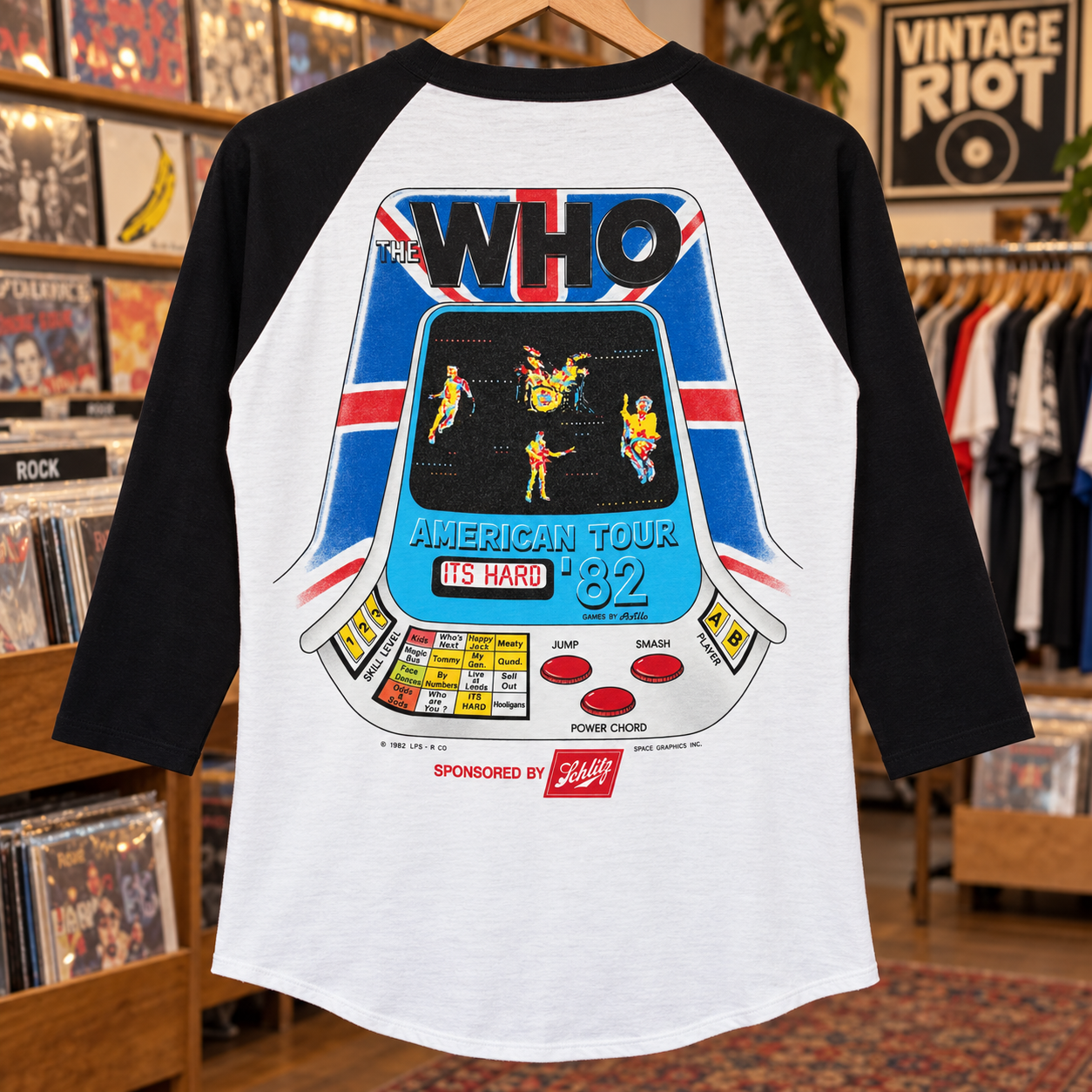 THE WHO • AMERICAN TOUR ’82 — back view