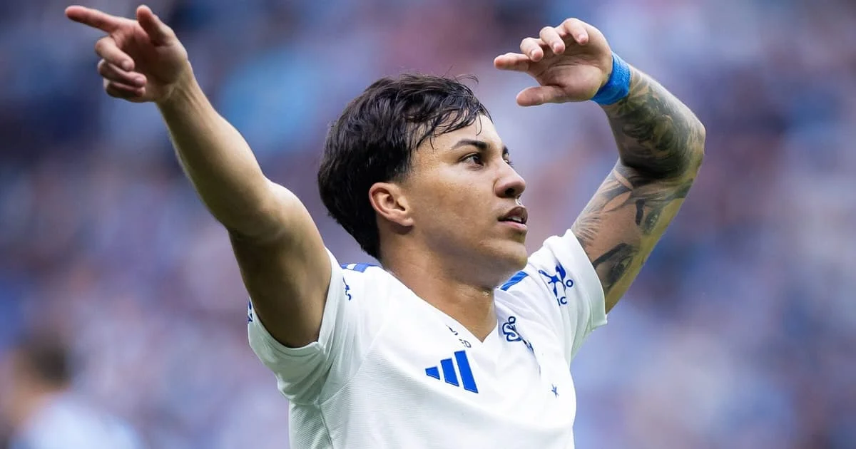 Kaio Jorge brilha e Cruzeiro atropela Grêmio, complicando futuro do Tricolor na Série A