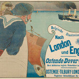 Affiche 1 (Chemins de fer de l'État belge à Londres et en Angleterrede Henri Evenepoel 1897)