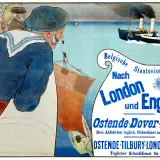 Affiche 1 (Chemins de fer de l'État belge à Londres et en Angleterrede Henri Evenepoel 1897)