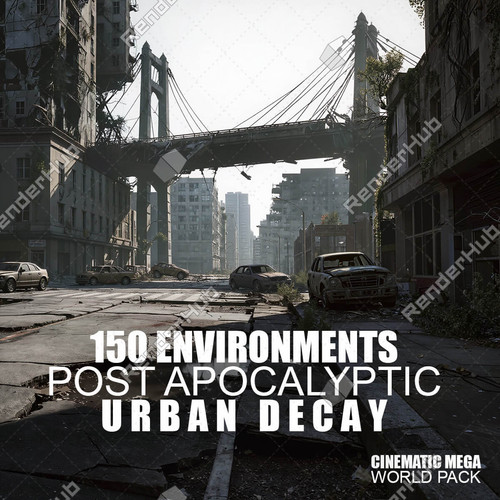 post apocalyptic urban decay 150 environments 01.1